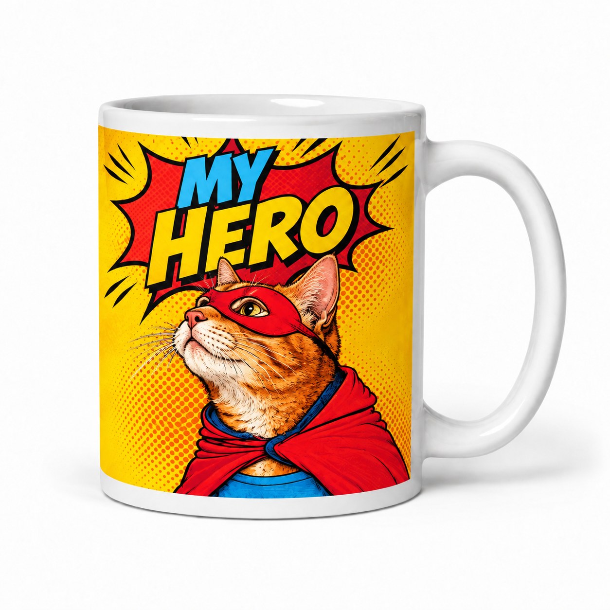 Photo mug with your cat's portrait